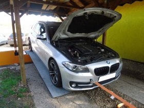 Chiptuning a měření výkonu na válcové zkušebně vozu BMW 530D (F11)