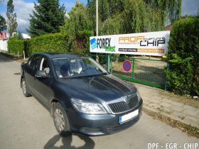 Chiptuning, odstranění DPF a deaktivace EGR Škoda Octavia II 1.6 TDI-CR