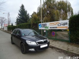 Chiptuning, odstranění DPF a deaktivace EGR Škoda Octavia II 1.6 TDI-CR