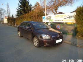 Chiptuning, odstranění DPF a deaktivace EGR Toyota Avensis 2.0 D-4D