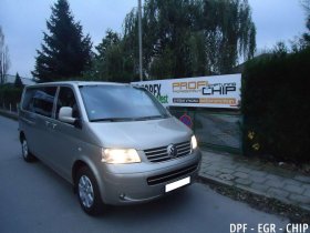 Chiptuning, odstranění DPF a deaktivace EGR VW Transporter T5 2.5 TDI
