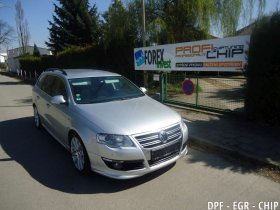 Chiptuning, odstranění DPF a deaktivace EGR VW Passat B6 2.0 TDI-CR