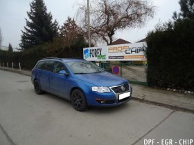 Chiptuning, odstranění DPF a deaktivace EGR VW Passat B6 2.0 TDI-PD
