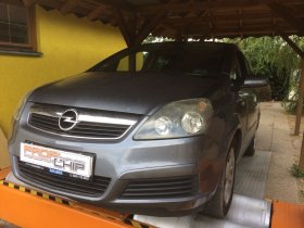 Chiptuning s měřením výkonu - Opel Zafira 1.9 CDTI, 74 kW