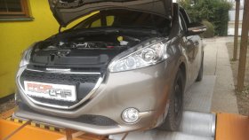 Chiptuning a měření na válcové zkušebně vozu Peugeot 208 1.4 HDI
