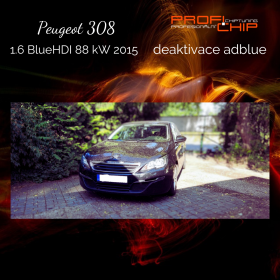 Deaktivace systému Adblue na voze Peugeot 308