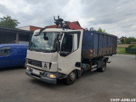 Mobilní chiptuning a deaktivace systému AdBlue nákladního vozu značky DAF LF 45.220