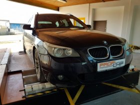 Chiptuning a měření na válcové zkušebně vozu BMW 535D