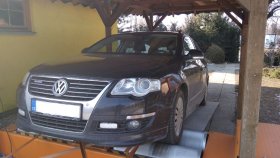 Chiptuning a měření na válcové zkušebně vozu VW Passat B7 1.6 TDI