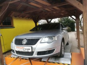 Chiptuning a měření na válcové zkušebně vozu VW Passat 2.0 TDI