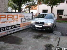 Chiptuning a odstranění DPF Škoda Octavia Scout 2.0 TDI-CR