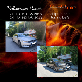 Chiptuning + úprava DSG na vozech VW Passat
