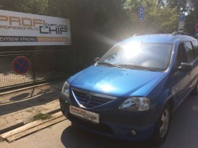 Chiptuning vozu Dacia Logan 1.6 MPI, 64 kW