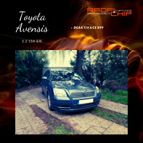 Deaktivace DPF na voze Toyota Avensis 2.2 130 kW
