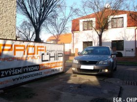 EkoChiptuning a deaktivace EGR ventilu Škoda Octavia II 2.0 TDI-CR