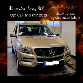 Závada systému Adblue Mercedes-Benz ML